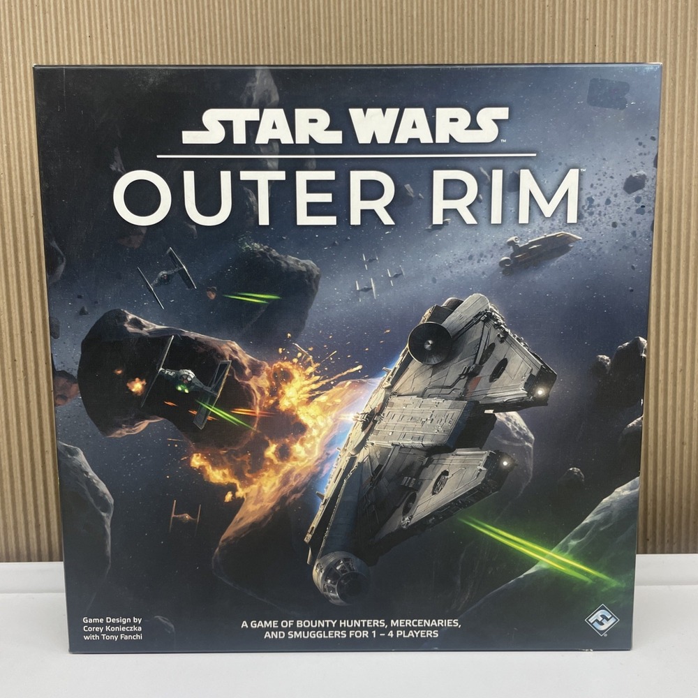 Star Wars Outer Rim Board Game Unpunched Fantasy Flight 1-4 Players Sci-fi